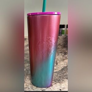 Metal Starbucks cold cup